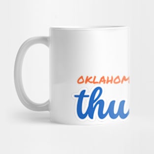 okc thunder basketball Mug